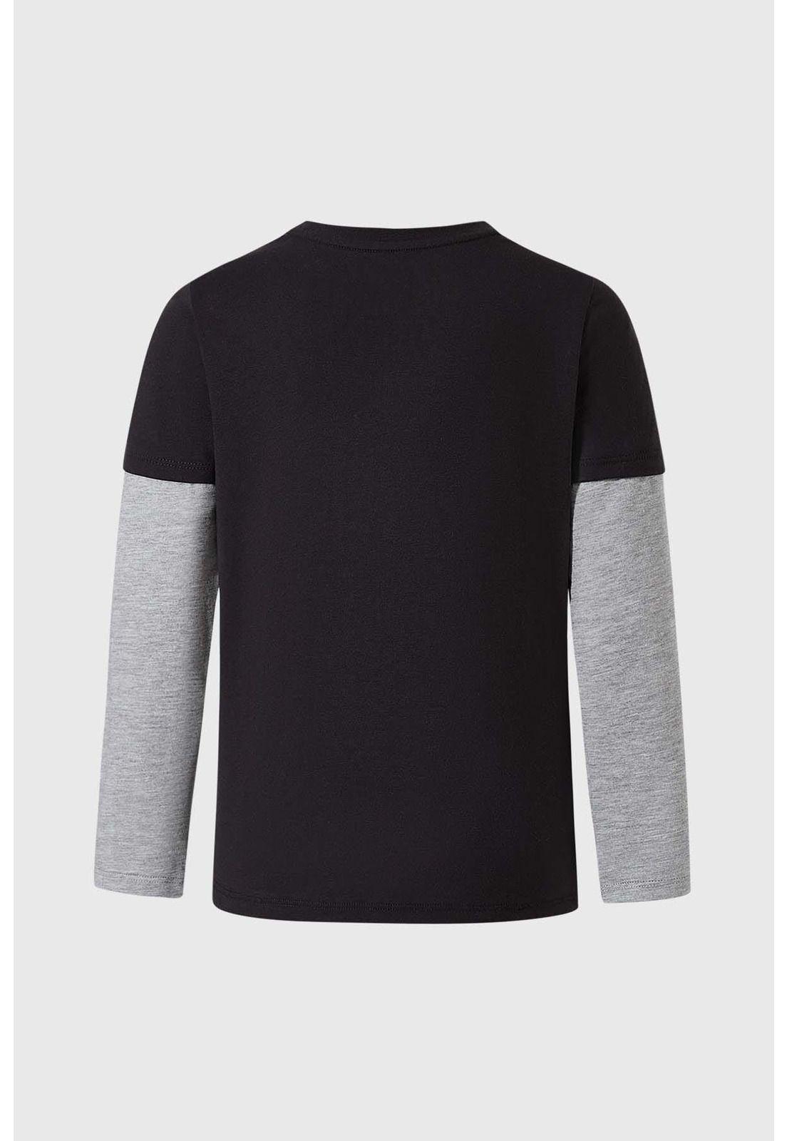 Polera Niño Doble Manga Básica Marengo-1