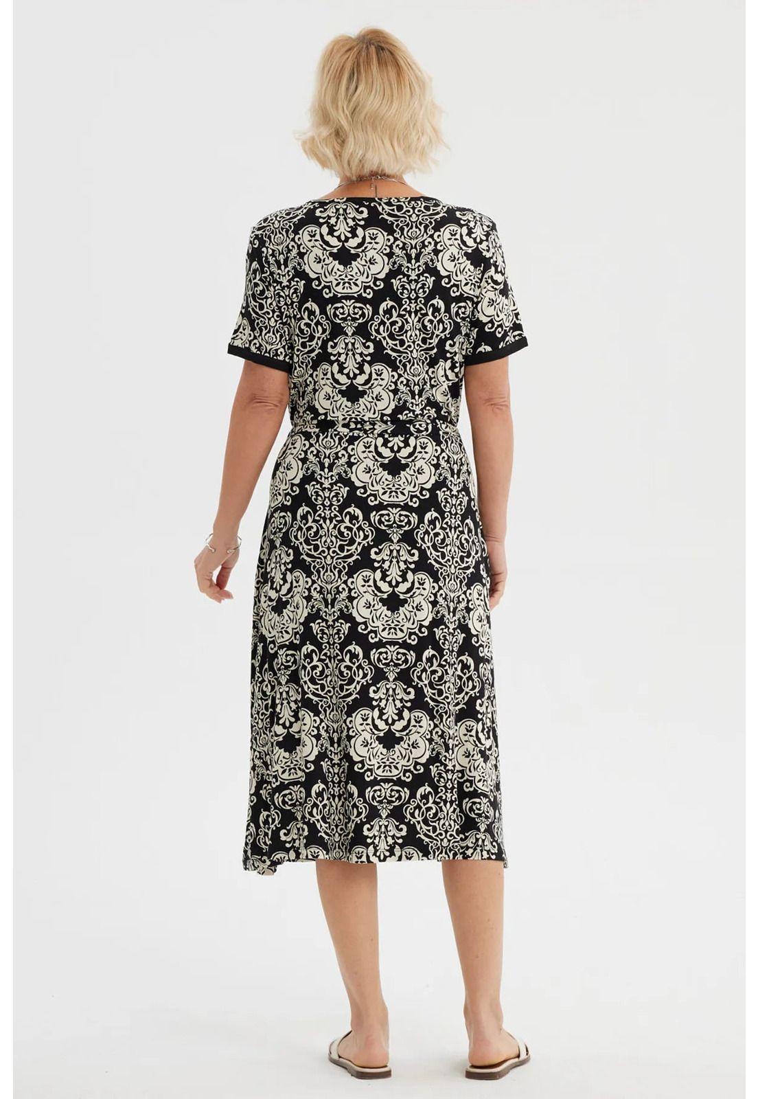 Vestido Mujer Print Negro-1