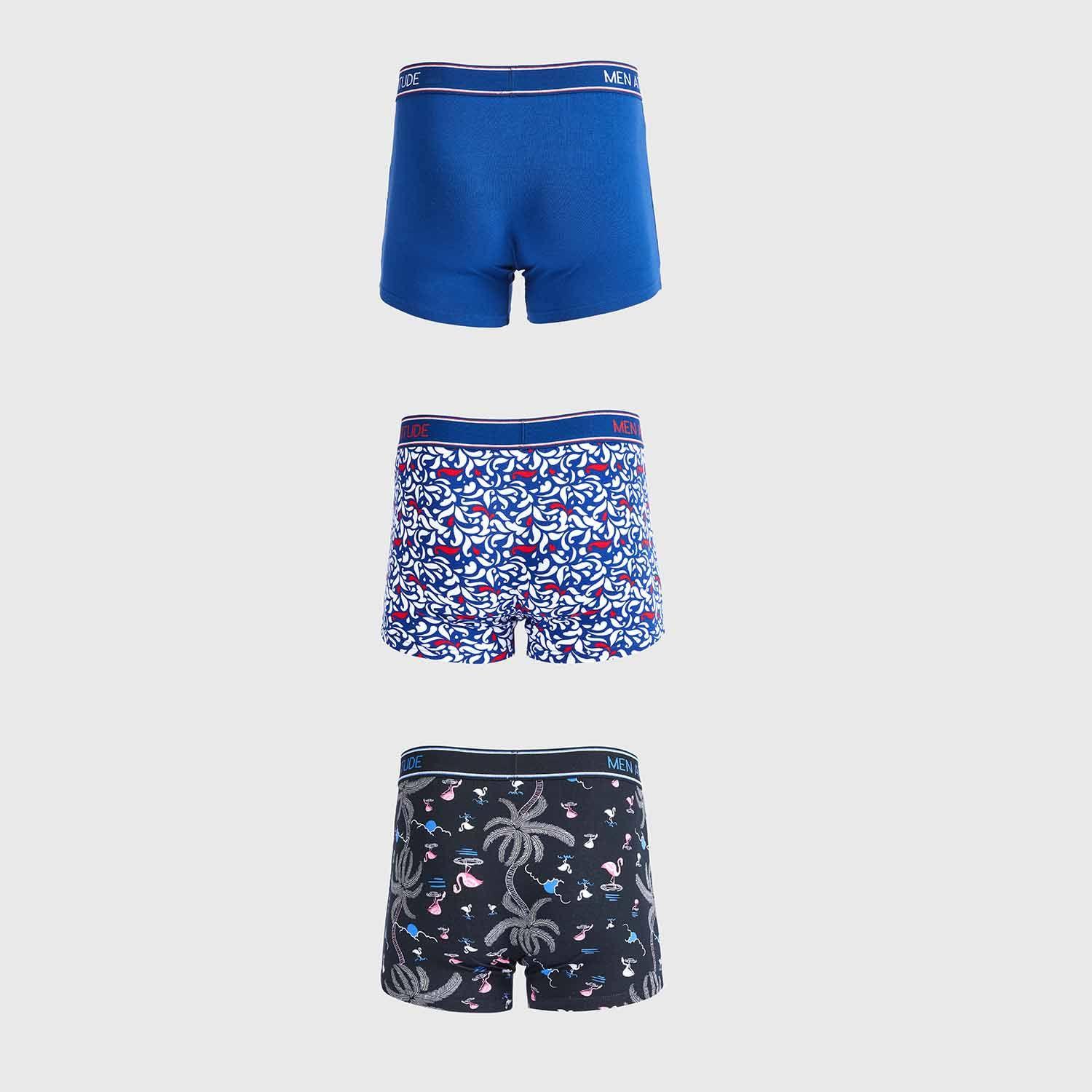 Boxer Hombre Tripack Básico Rojo-1