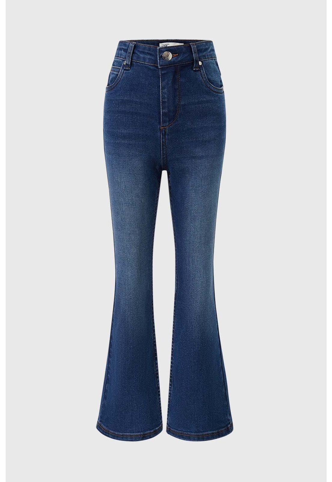 Jeans Niña Flare Azul - ll-0
