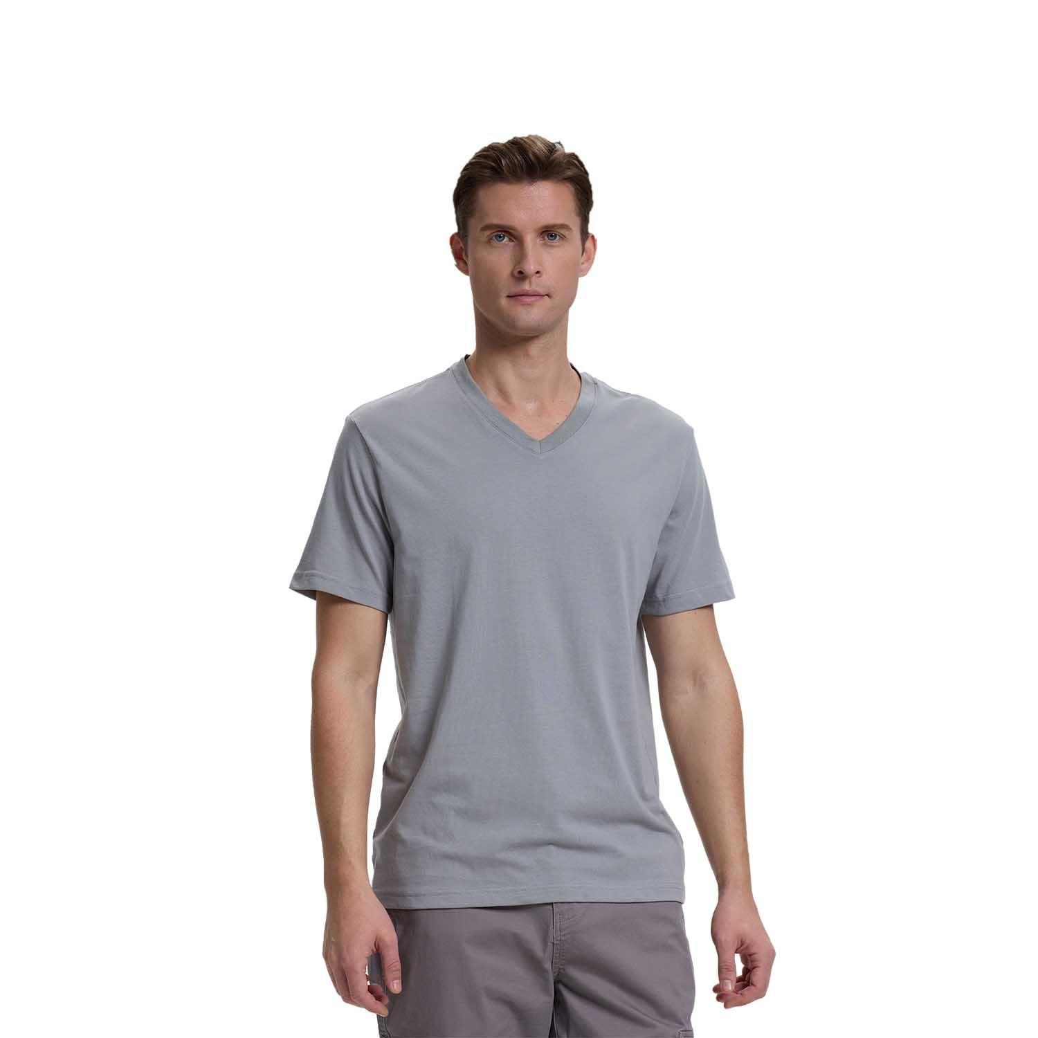 Polera Hombre Casual Básica Gris Fashion's Park-0