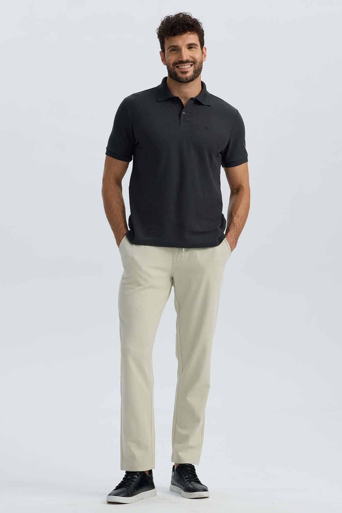 Pantalón Hombre Chino Beige-3