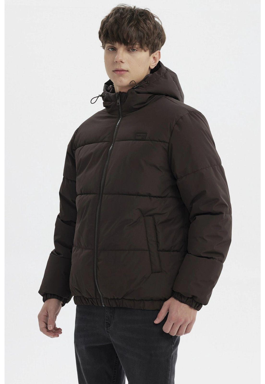Parka Hombre Slim Chocolate - ll-1