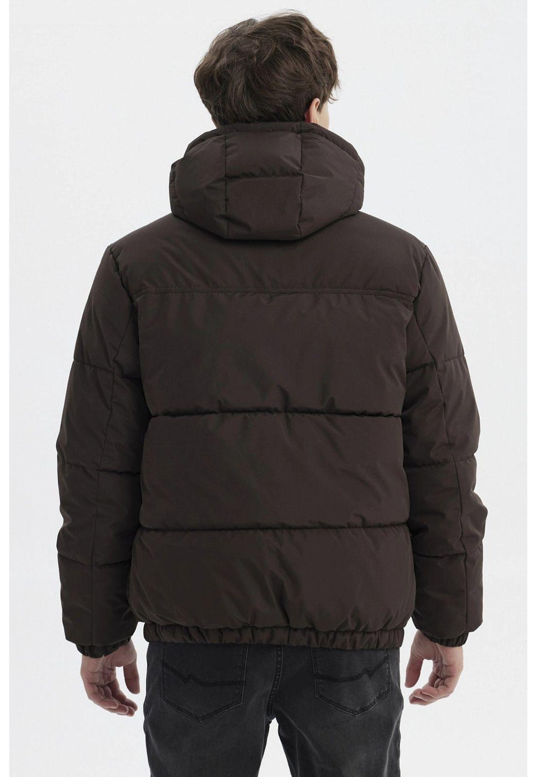 Parka Hombre Slim Chocolate - ll-2