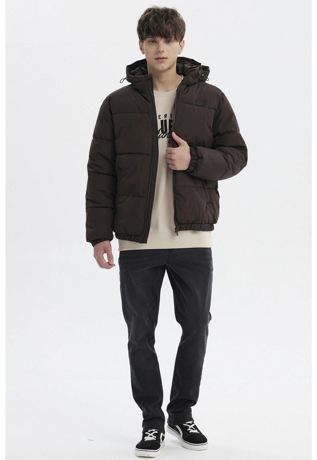 Parka Hombre Slim Chocolate - ll-3
