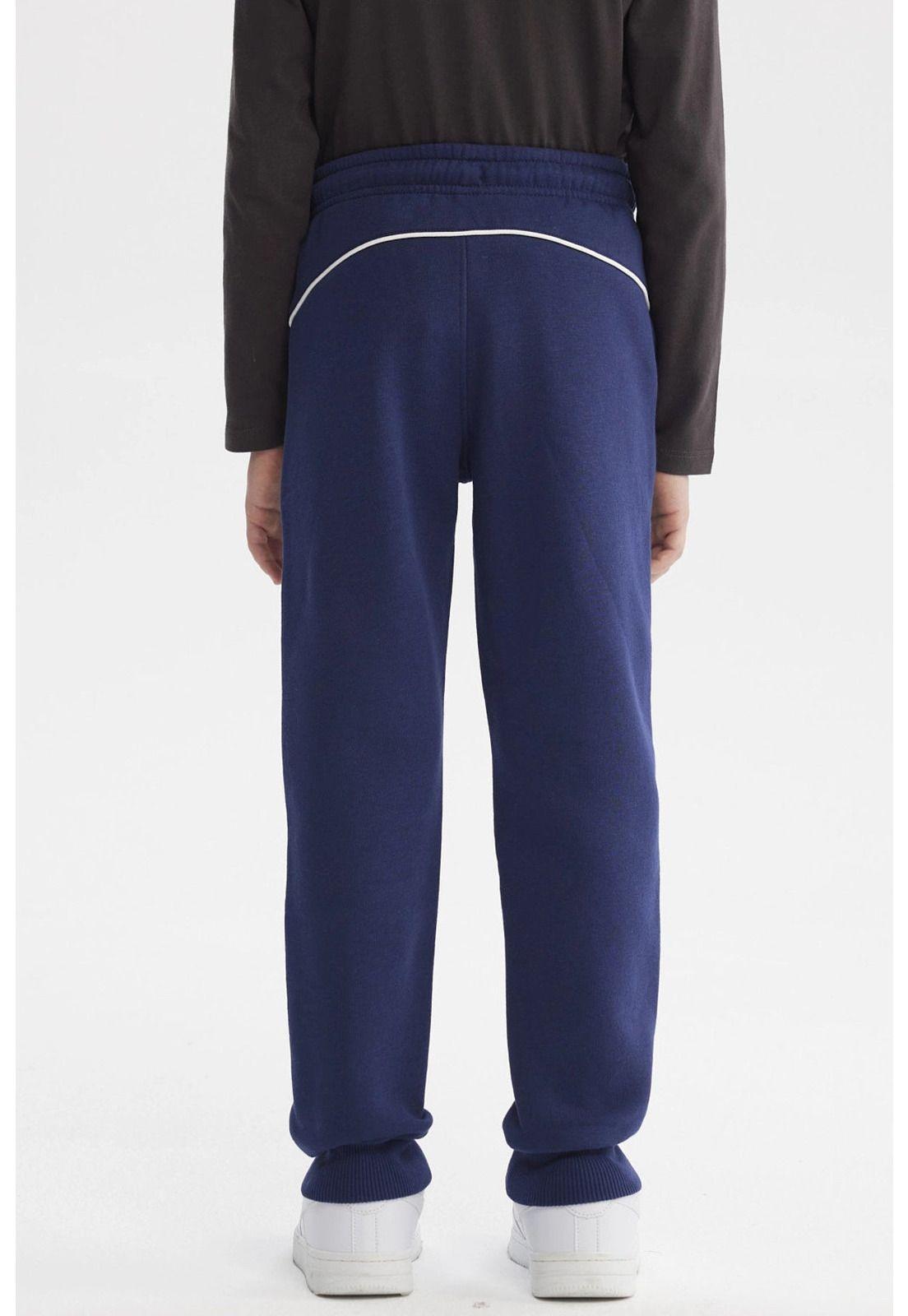 Pantalón Buzo Niño Pitillo Azul Oscuro-2