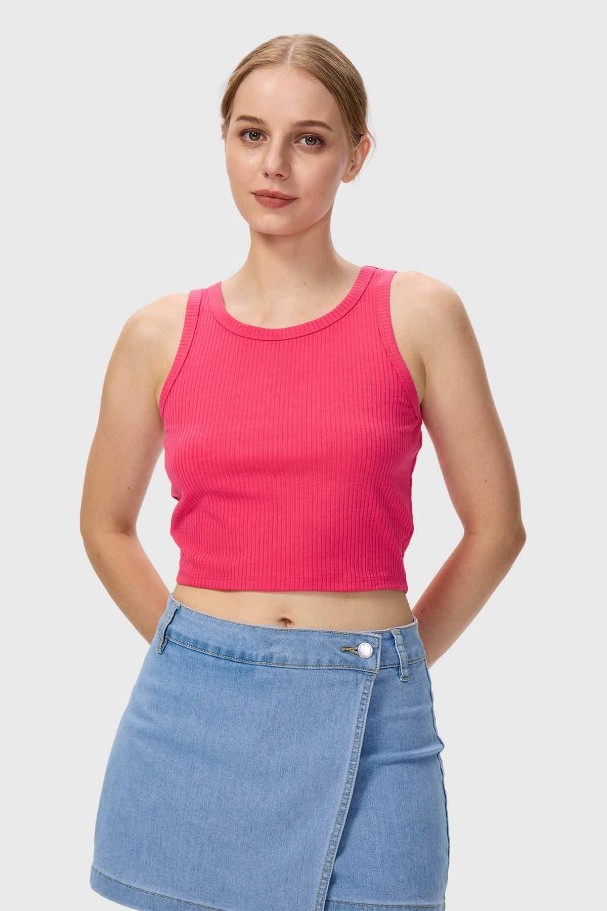 Polera Mujer Sudadera Magenta-1