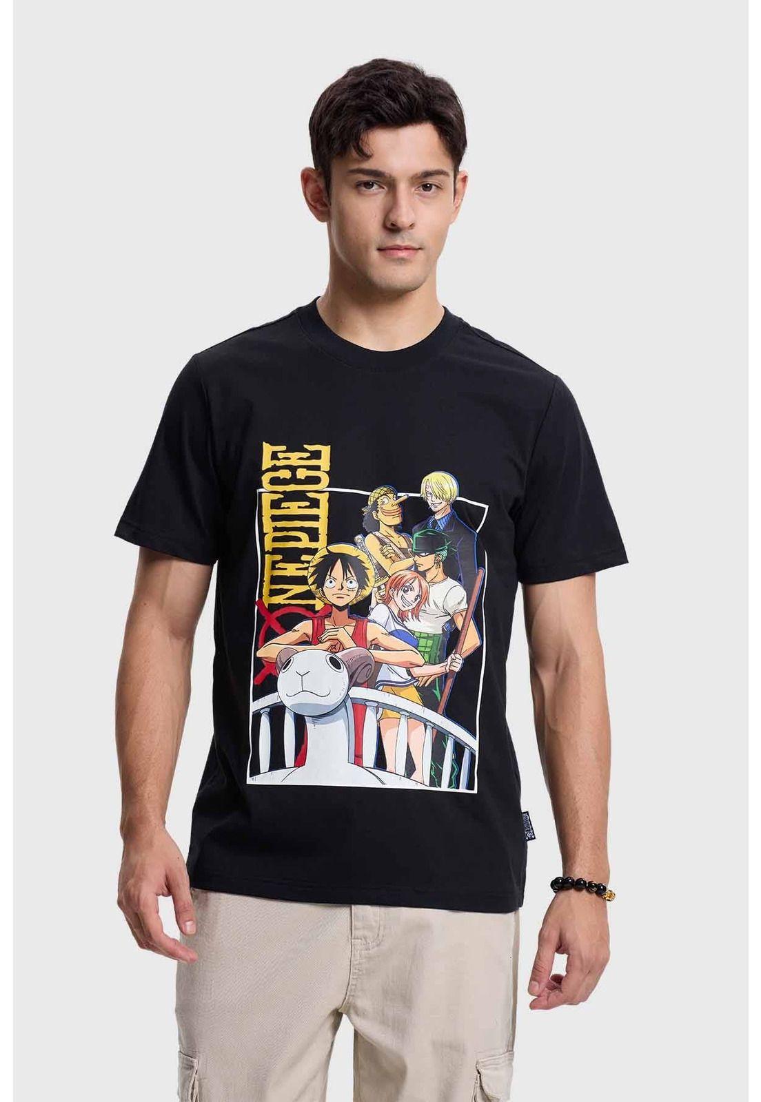Polera Hombre One Piece Negro-0