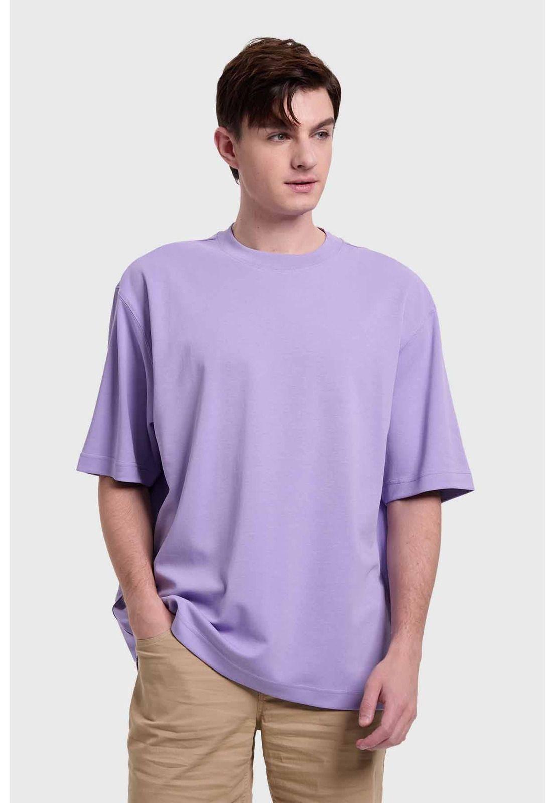 Polera Hombre Loose Fit Lila-0