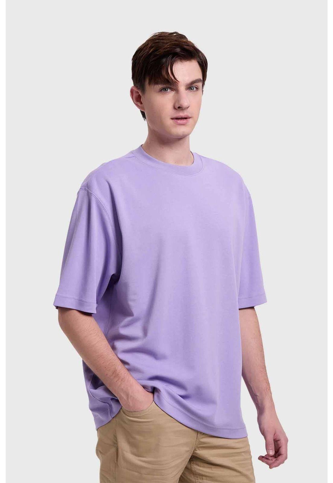 Polera Hombre Loose Fit Lila-1