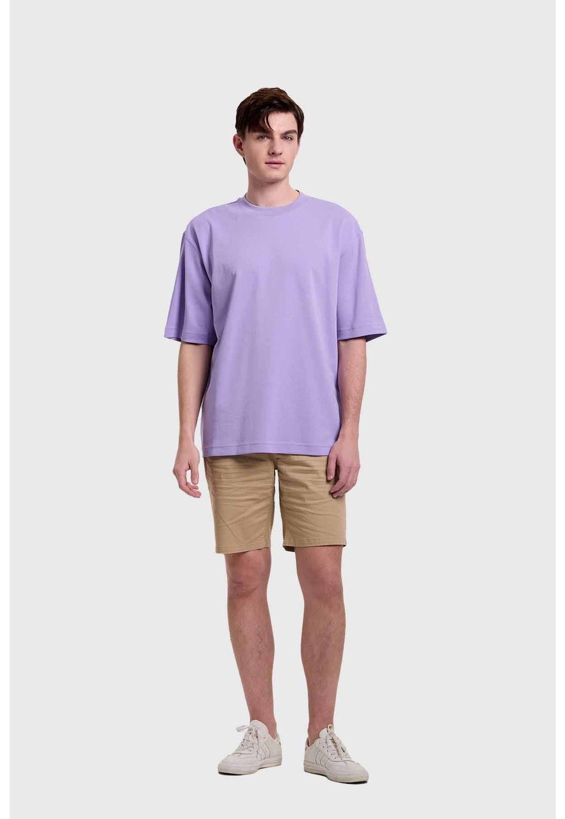 Polera Hombre Loose Fit Lila-3