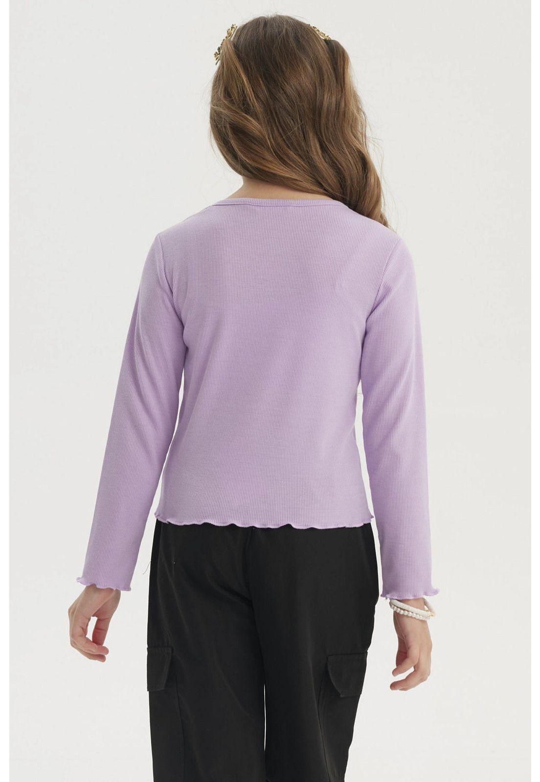 Polera Niña Slim Morado-2