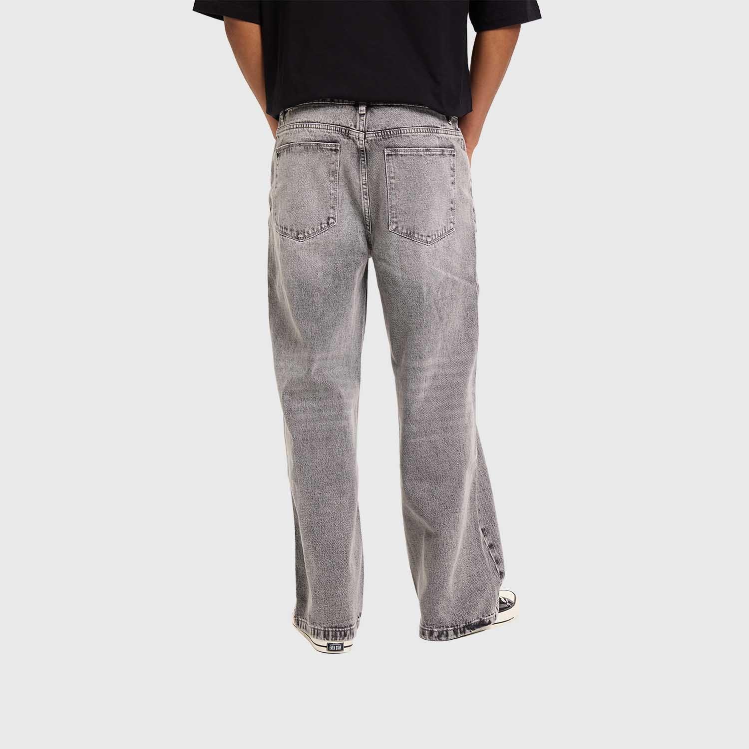 Jeans Hombre Baggy Con Cordón Gris Claro Fashion's Park-2