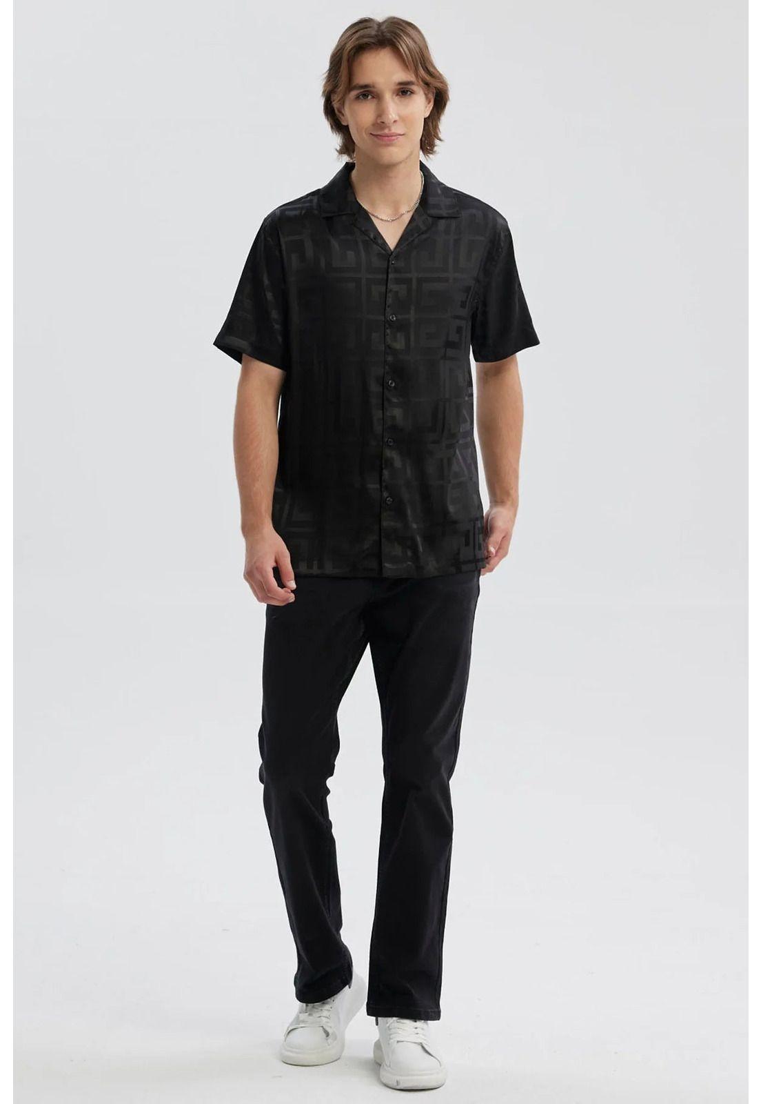 Camisa Hombre Night Negro-3