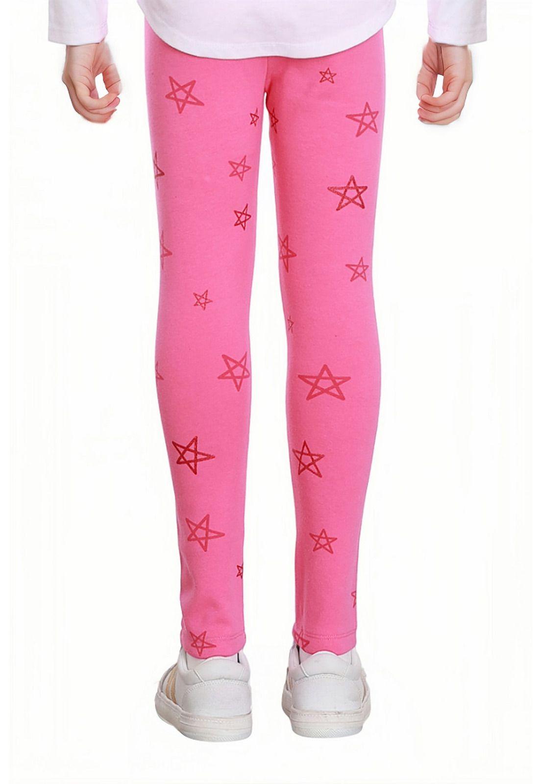 Calza Niña Mini Print Rosado-1