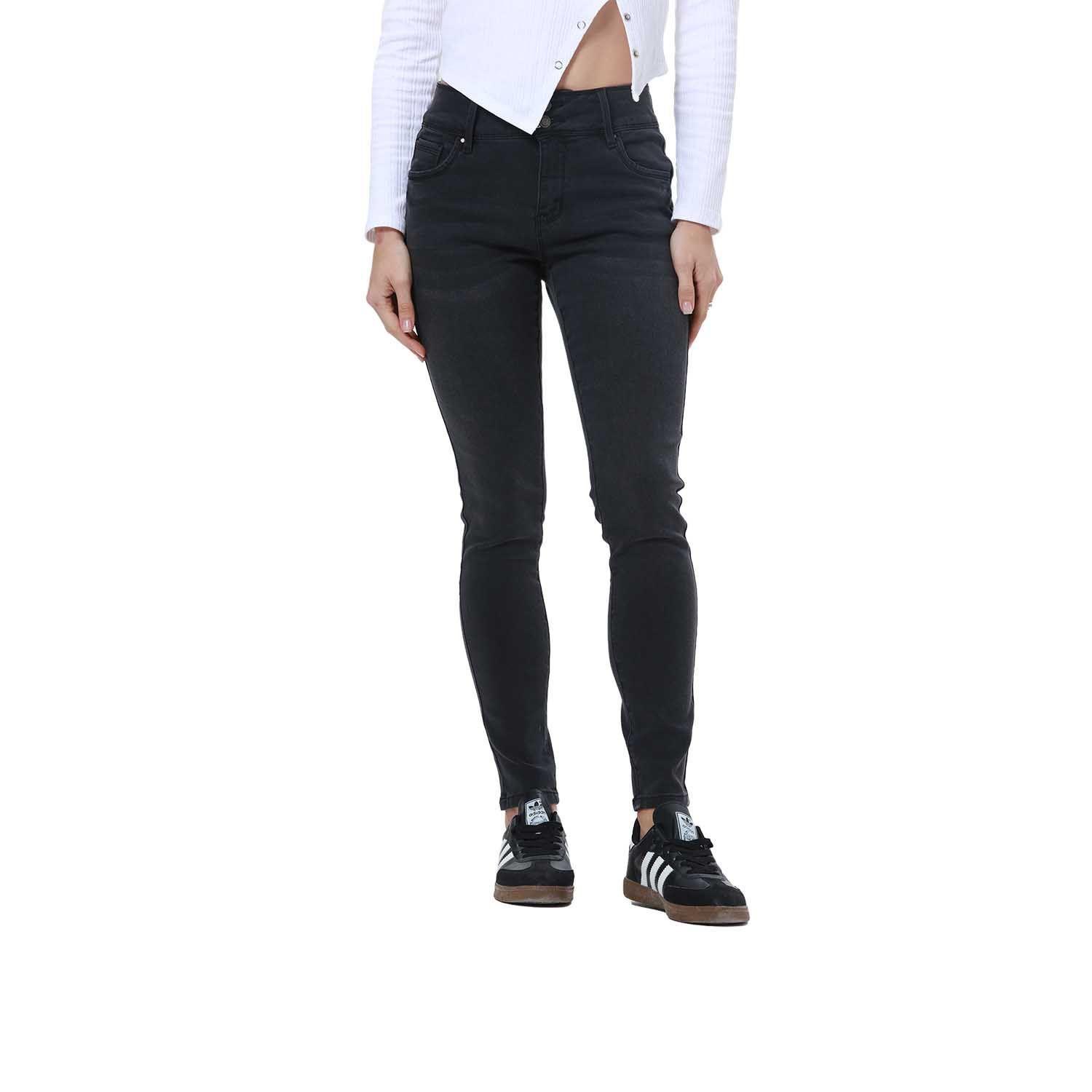 Jeans Mujer Kim Skinny Negro Fashion's Park-0