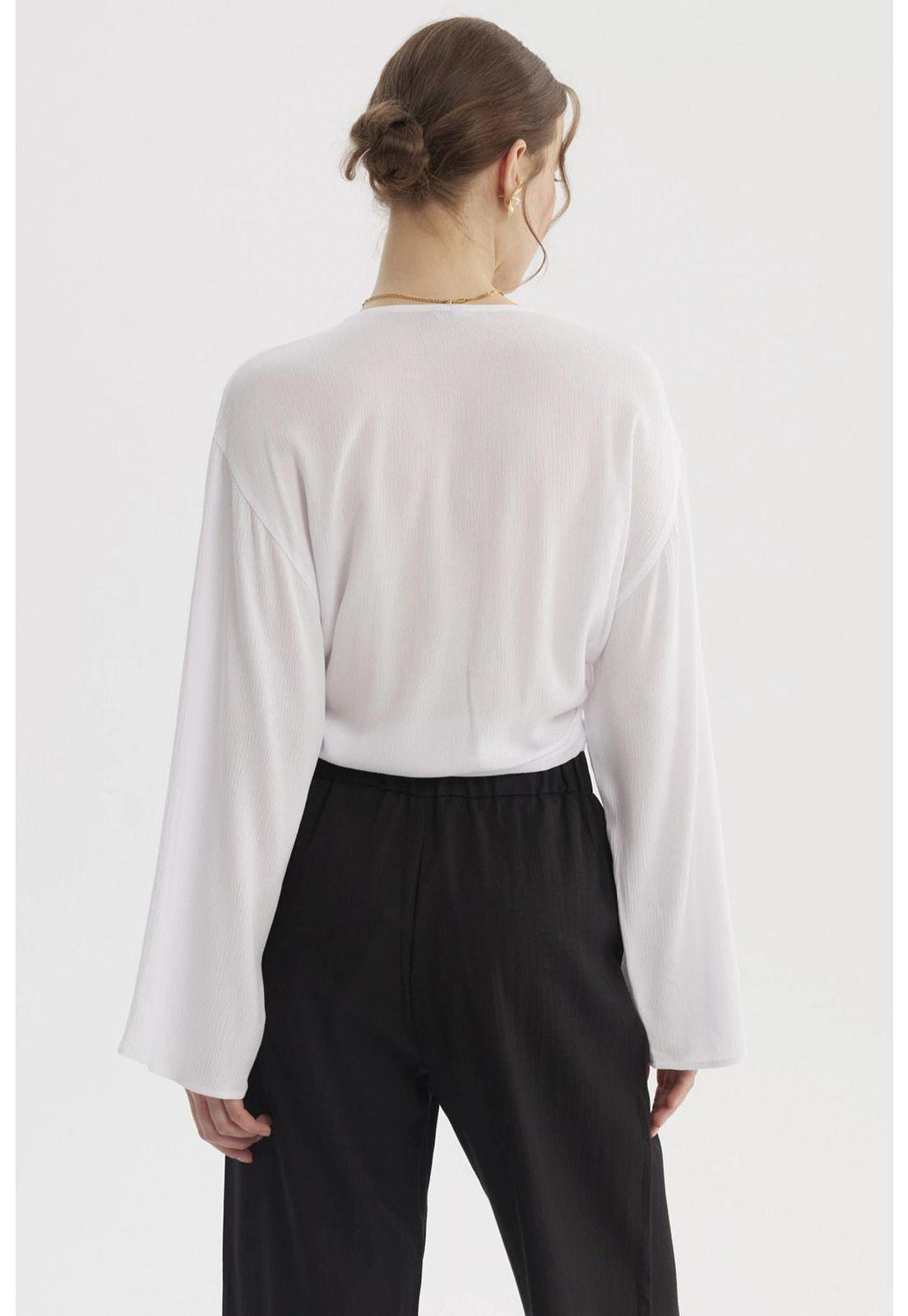 Blusa Mujer Slim Blanco-2