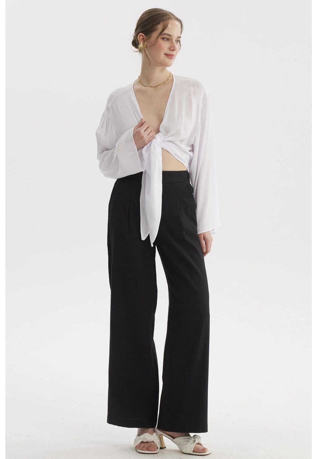 Blusa Mujer Slim Blanco-3
