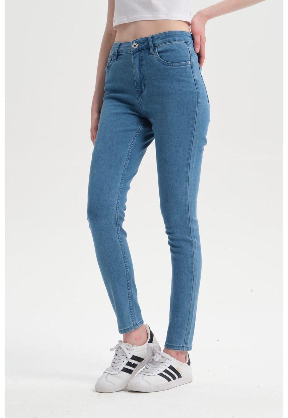 Jeans Mujer Super Skinny Emilia Azul Claro-1