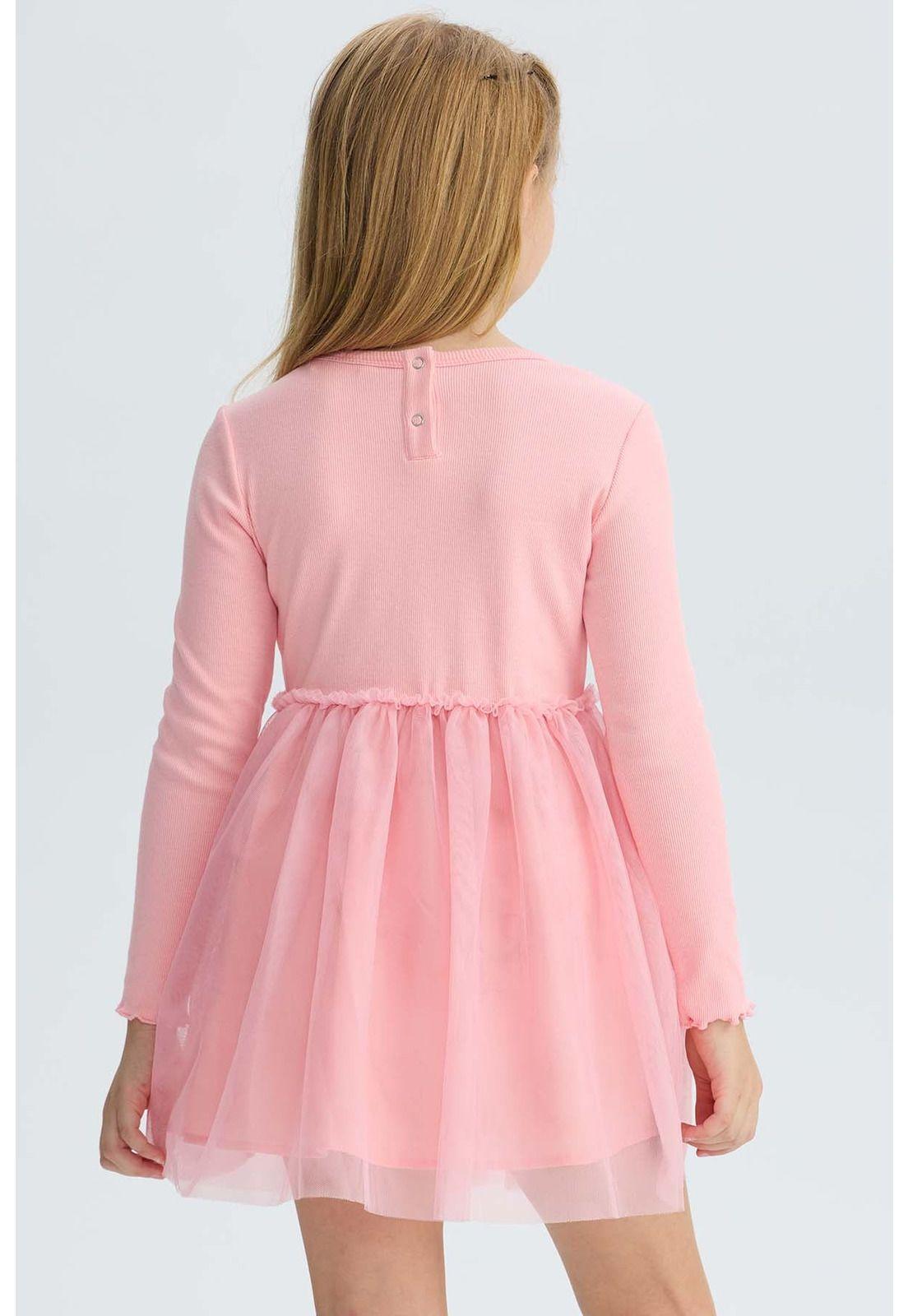 Vestido Niña Tutu Rosado-1