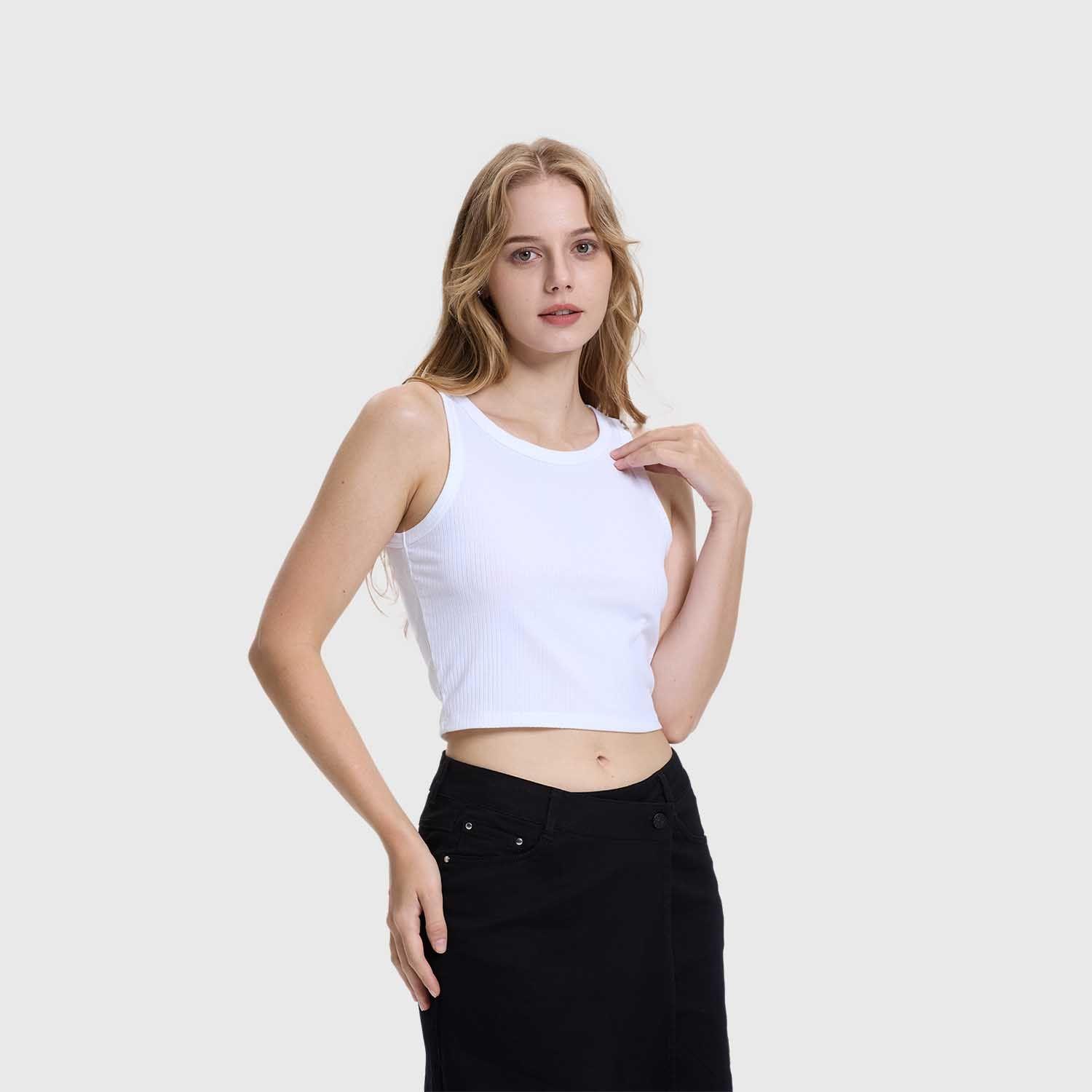 Polera Mujer Sudadera Blanco Fashions Park-1