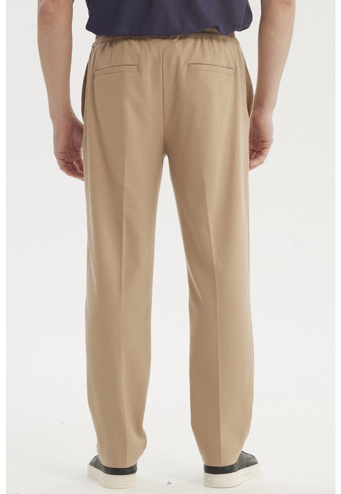 Pantalón Hombre Calce Recto Caqui-2