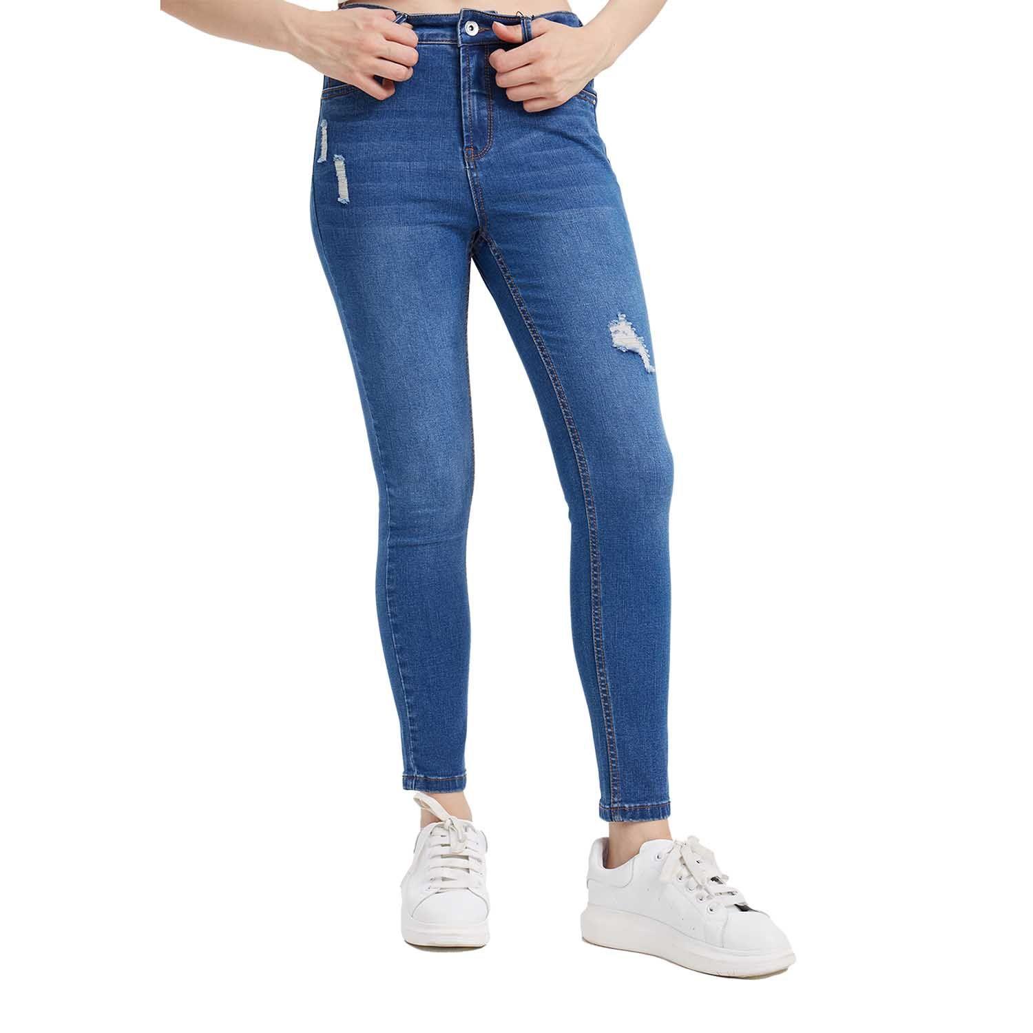Jeans Mujer Super Skinny Lia Azul Fashion´s Park-0