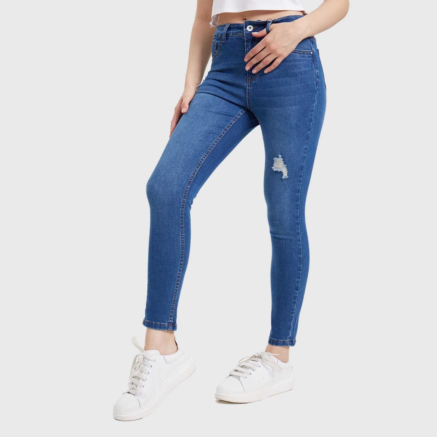 Jeans Mujer Super Skinny Lia Azul Fashion´s Park-1