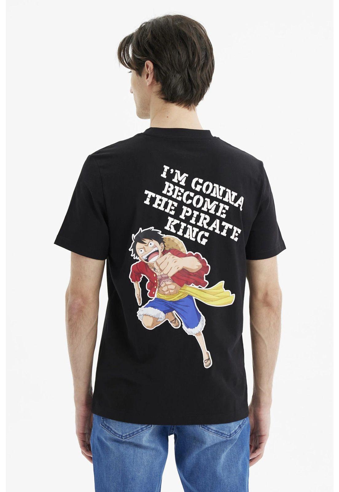 Polera Hombre One Piece Negro - Vll-1