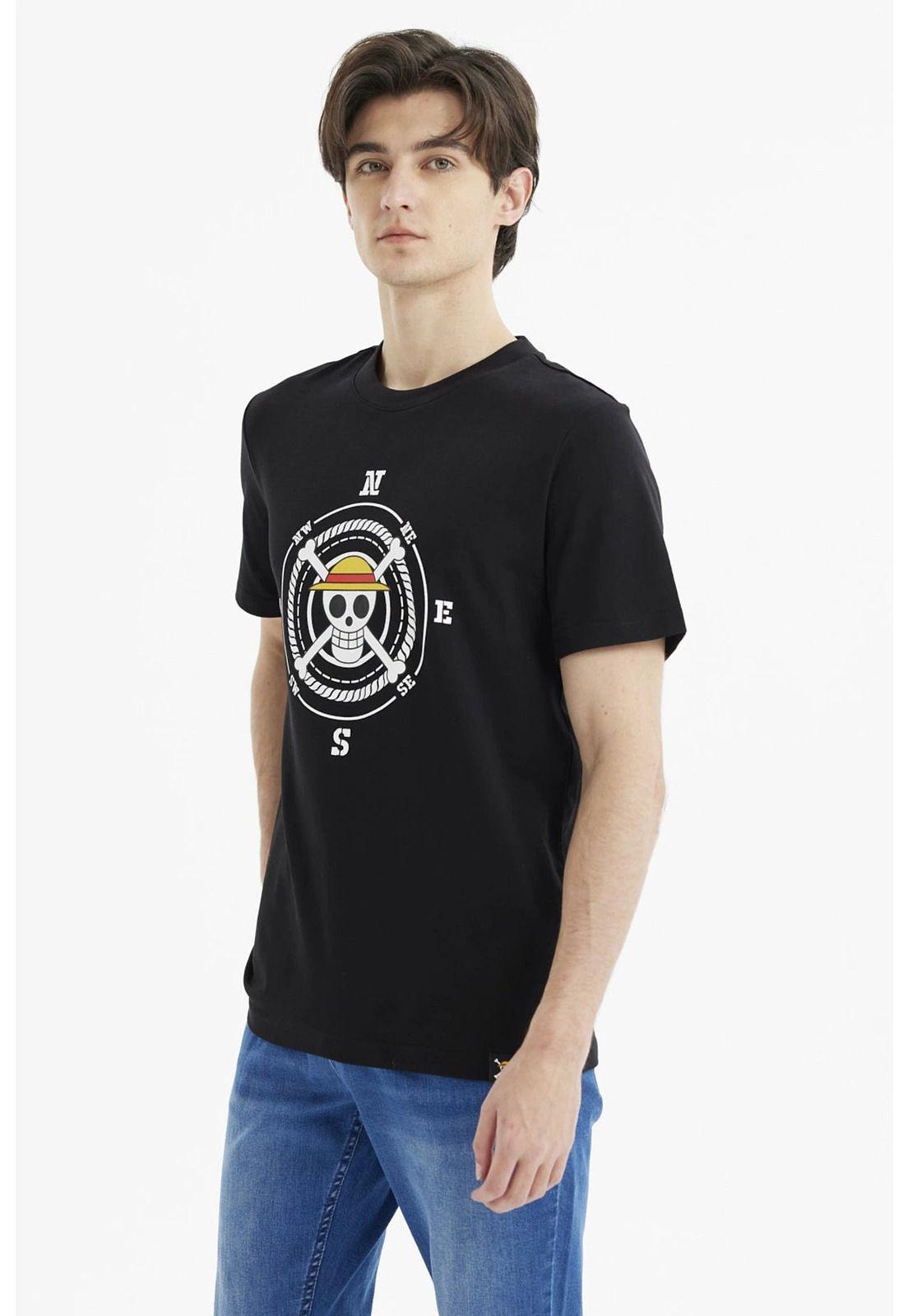 Polera Hombre One Piece Negro - Vll-2