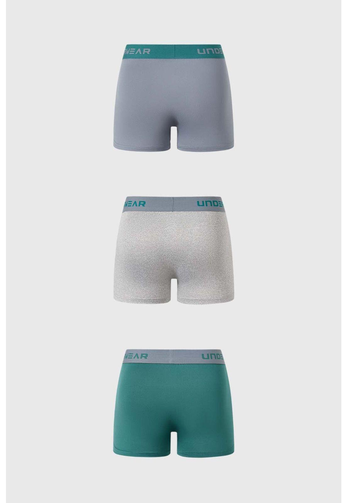 Bóxer Hombre Tripack Medio Gris - ll-1