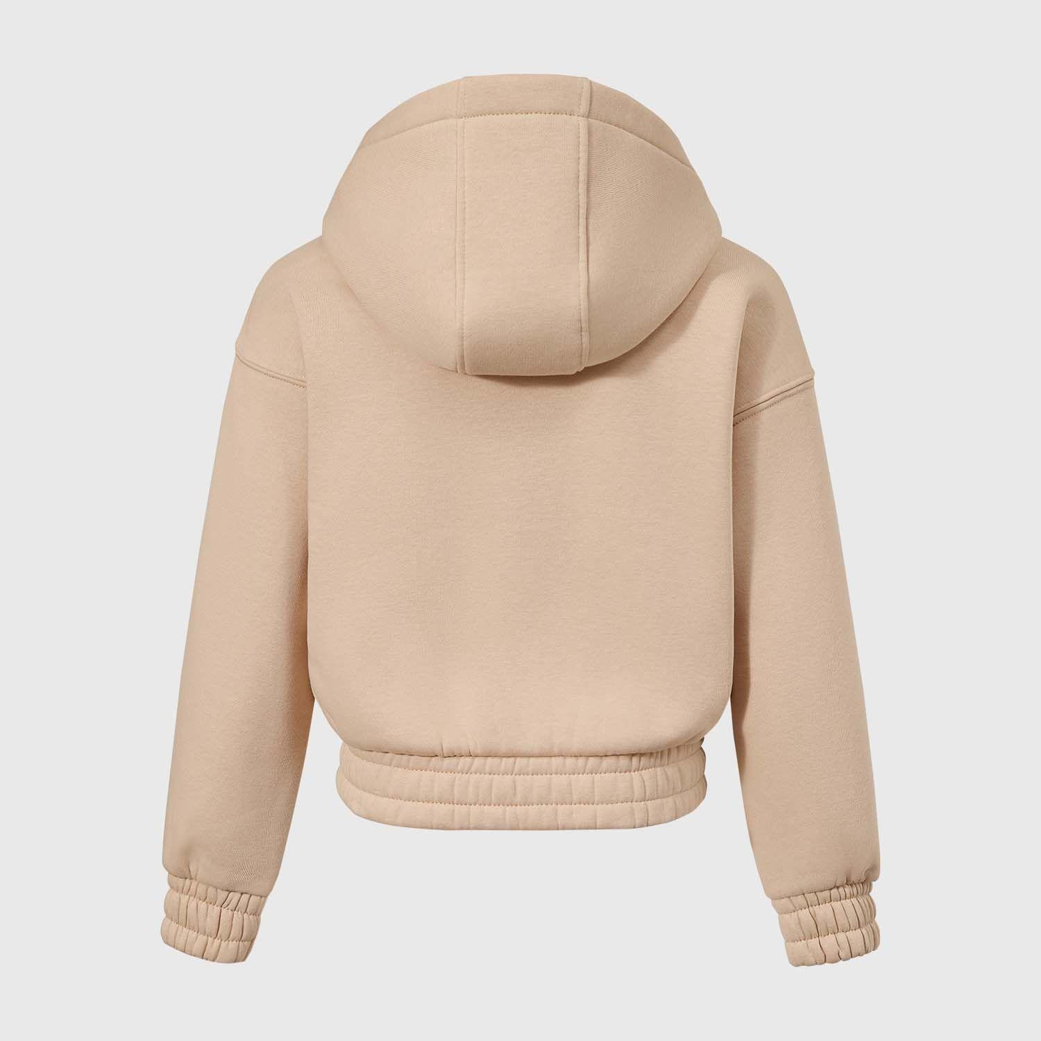 Polerón Niña Lentejuelas Beige-1