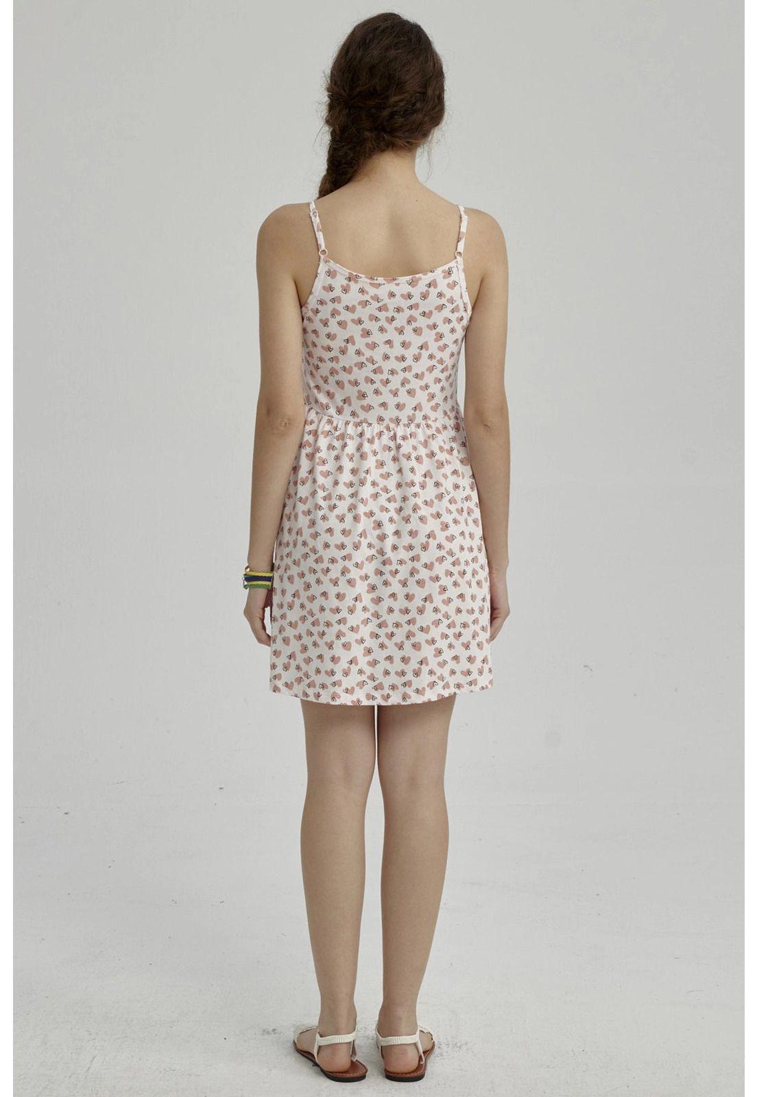 Vestido Niña Básico Teen Rosado Claro-2