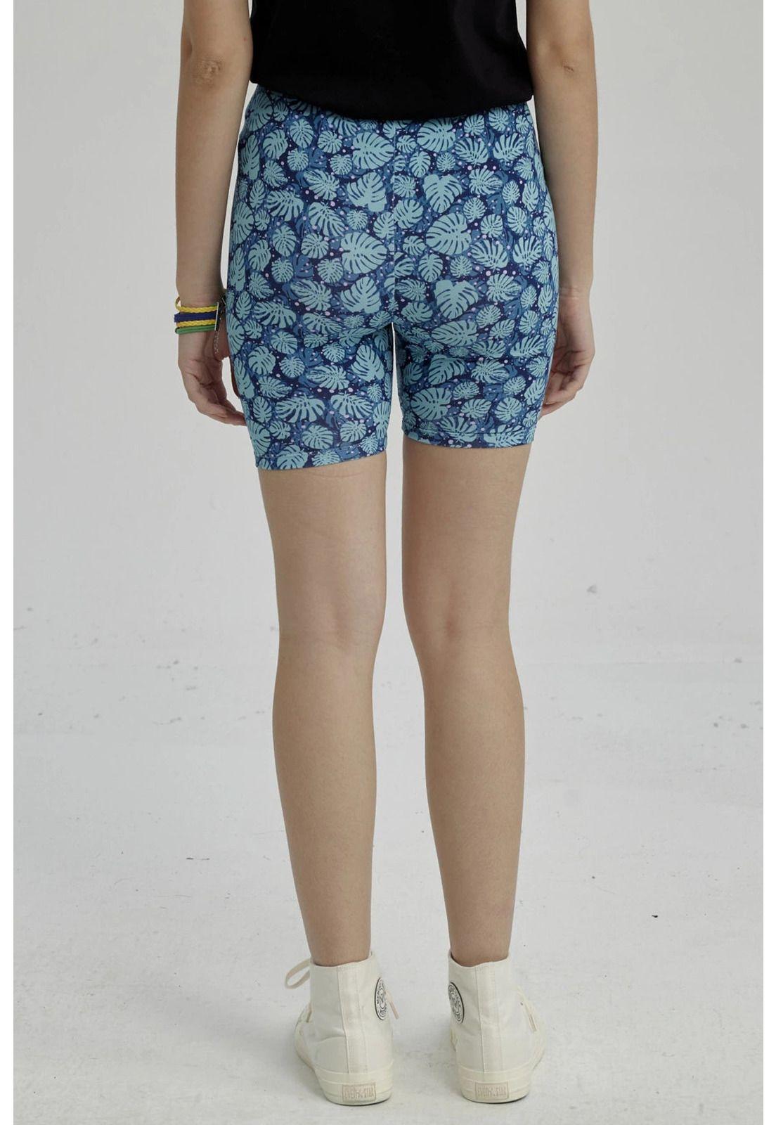 Calza Niña Biker Teens Azul-6