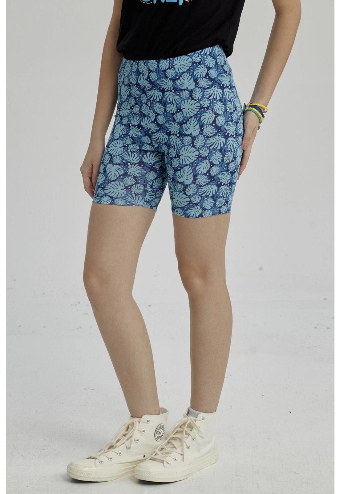 Calza Niña Biker Teens Azul-7