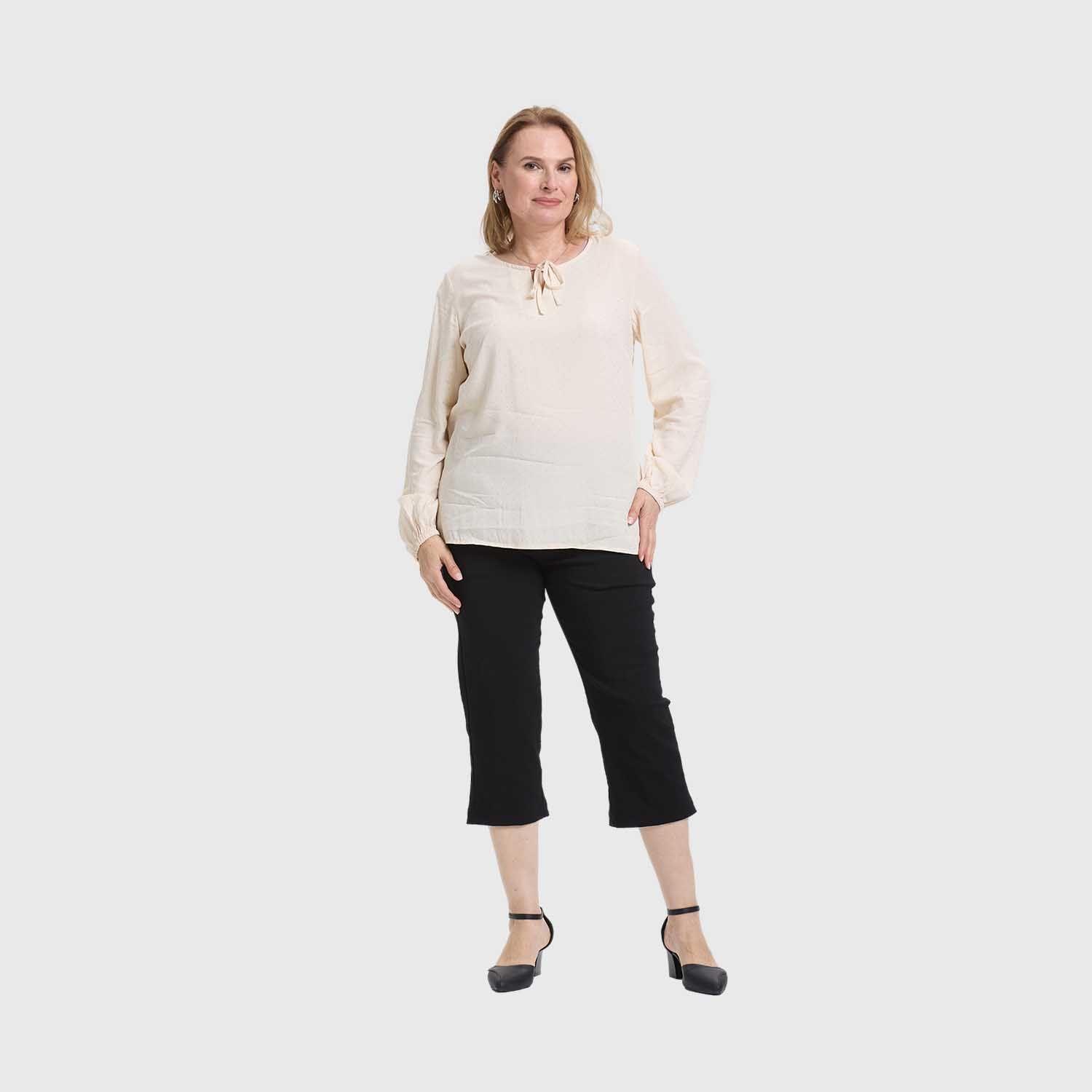 Blusa Mujer Media Pata Abotonada Arena Fashion's Park-3