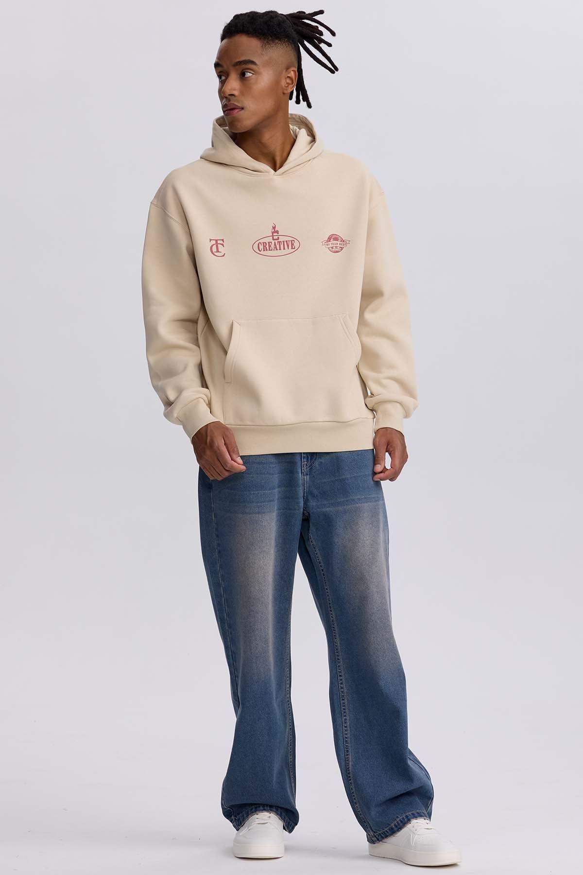 Jeans Hombre Wide Leg Retro Azul Claro-3