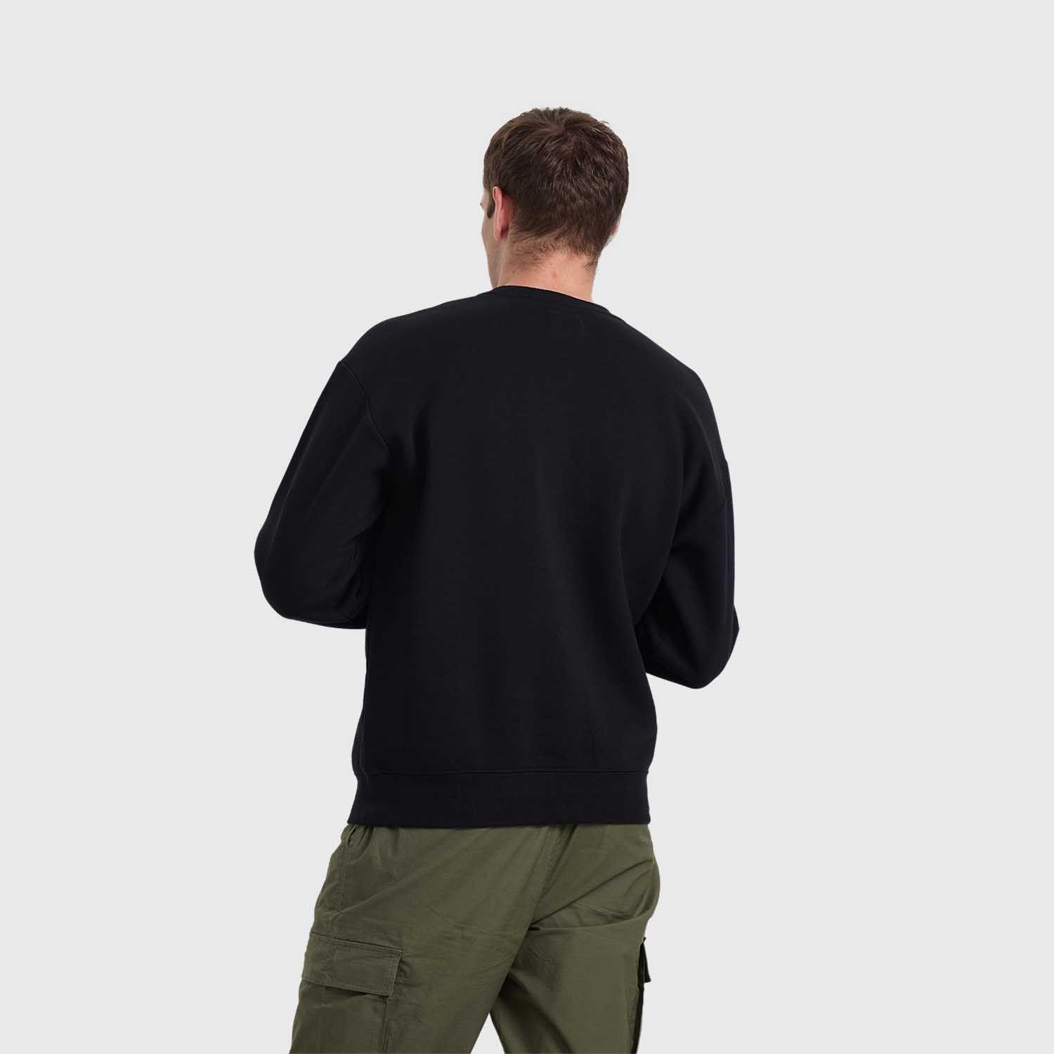 Polerón Hombre Pocket Negro Fashion's Park-2