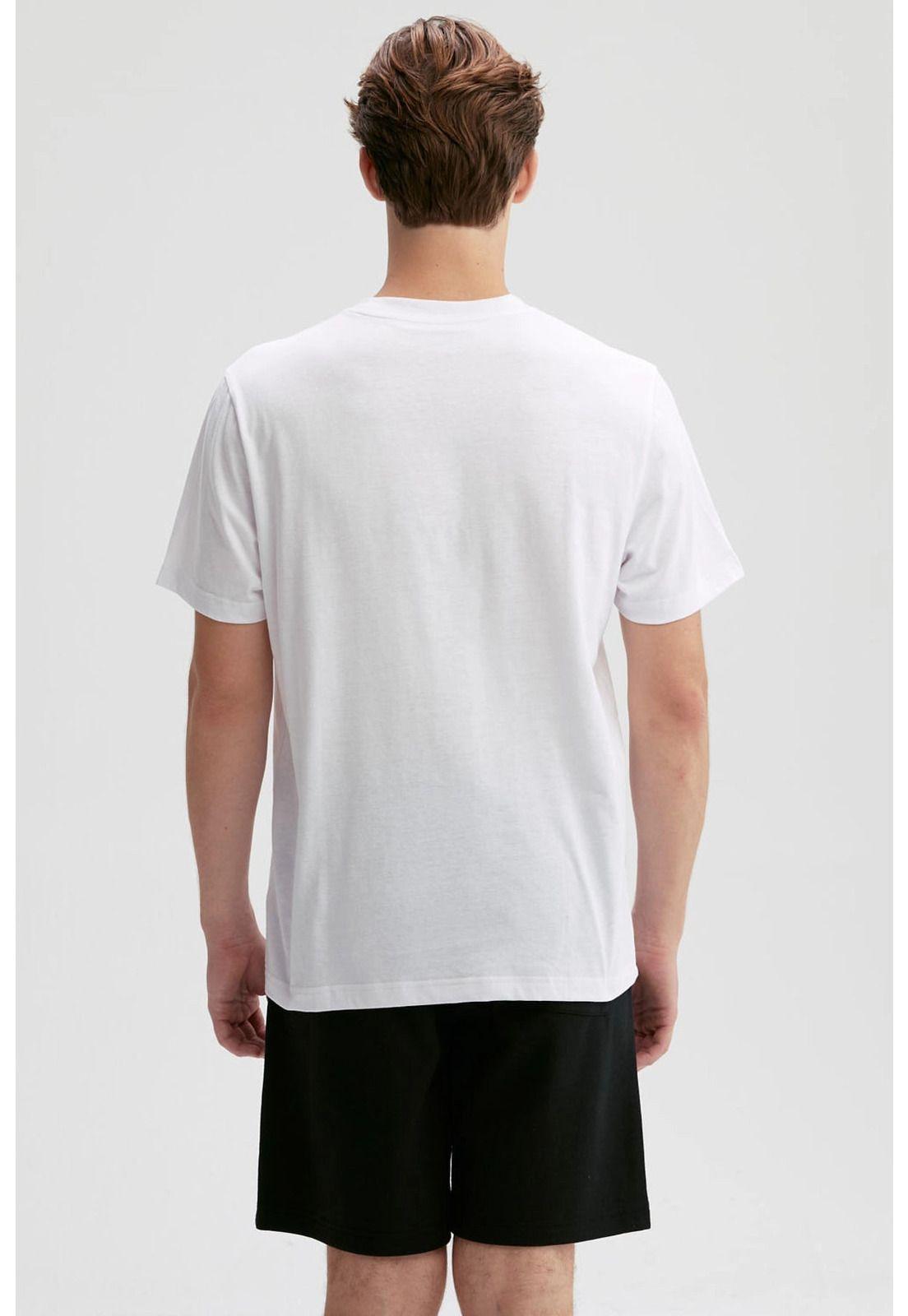 Polera Hombre Print Posicional Blanco - lV-2