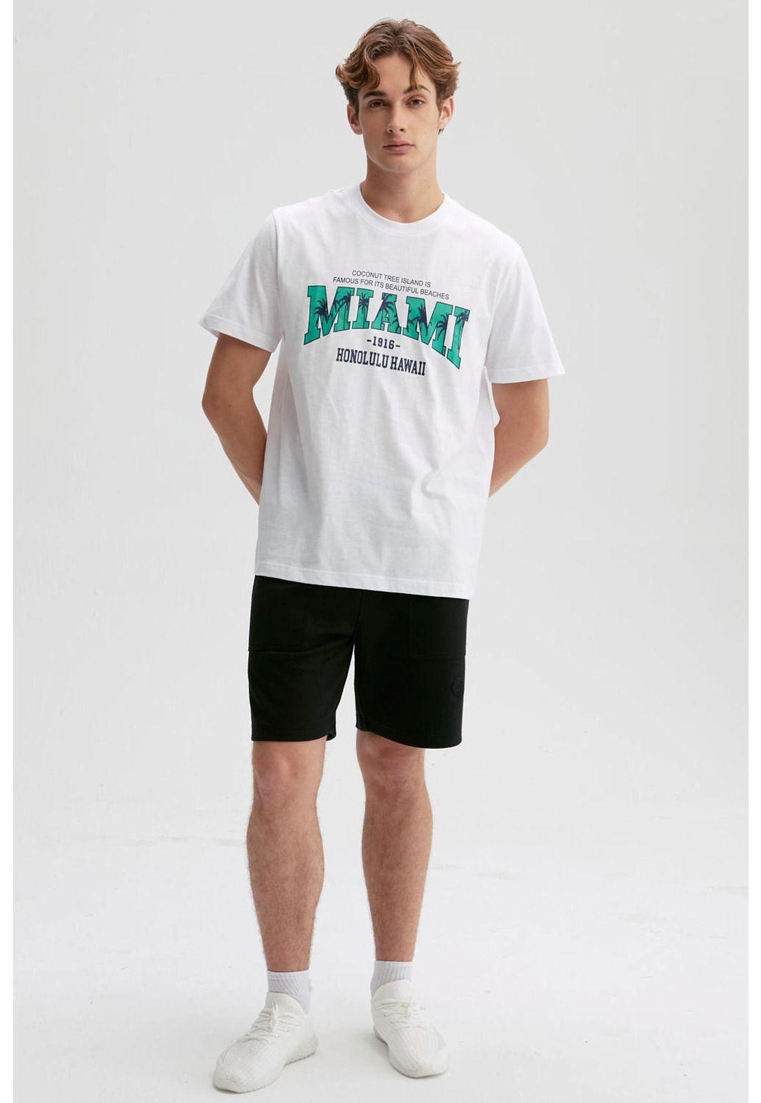 Polera Hombre Print Posicional Blanco - lV-3