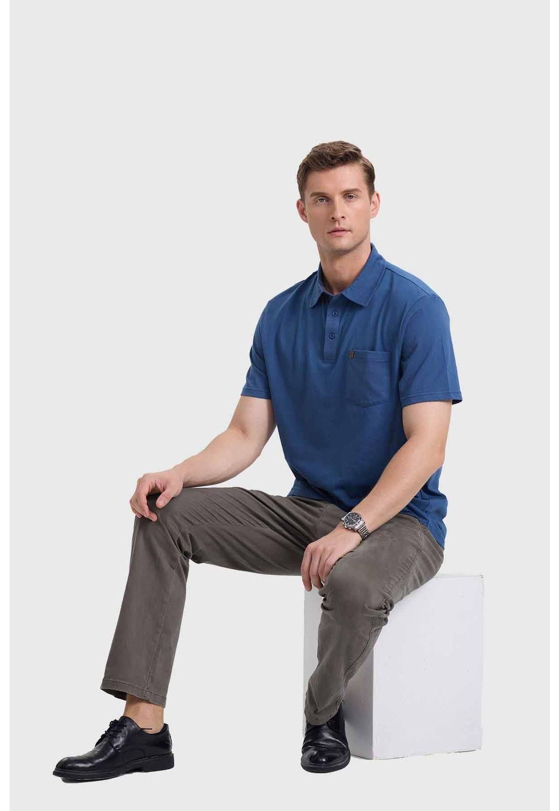 Polera Hombre Azul - V-3