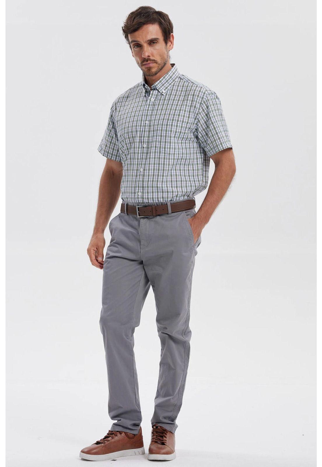 Camisa Hombre Rapport Regalo Verde Claro-3