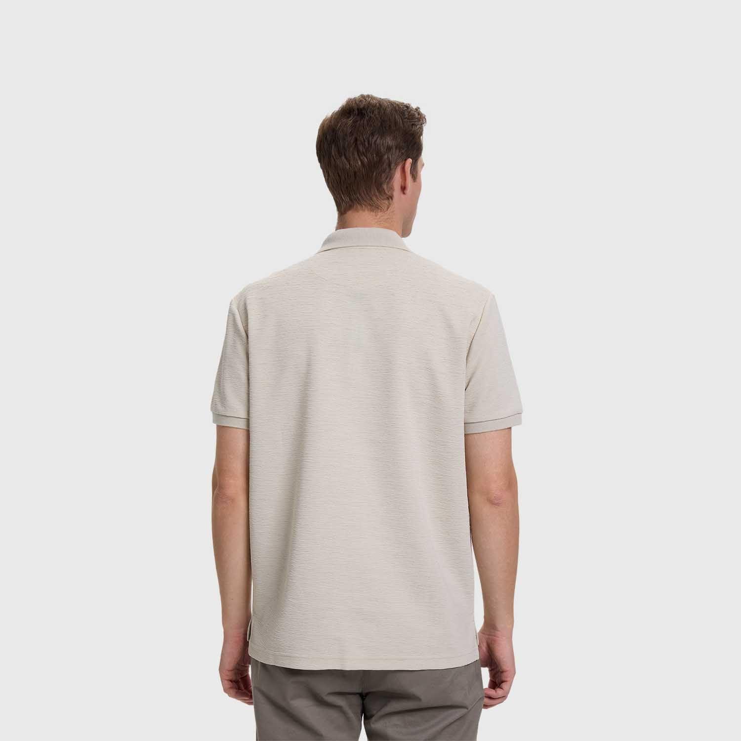 Polera Hombre Textura Gris Claro Fashion's Park-2