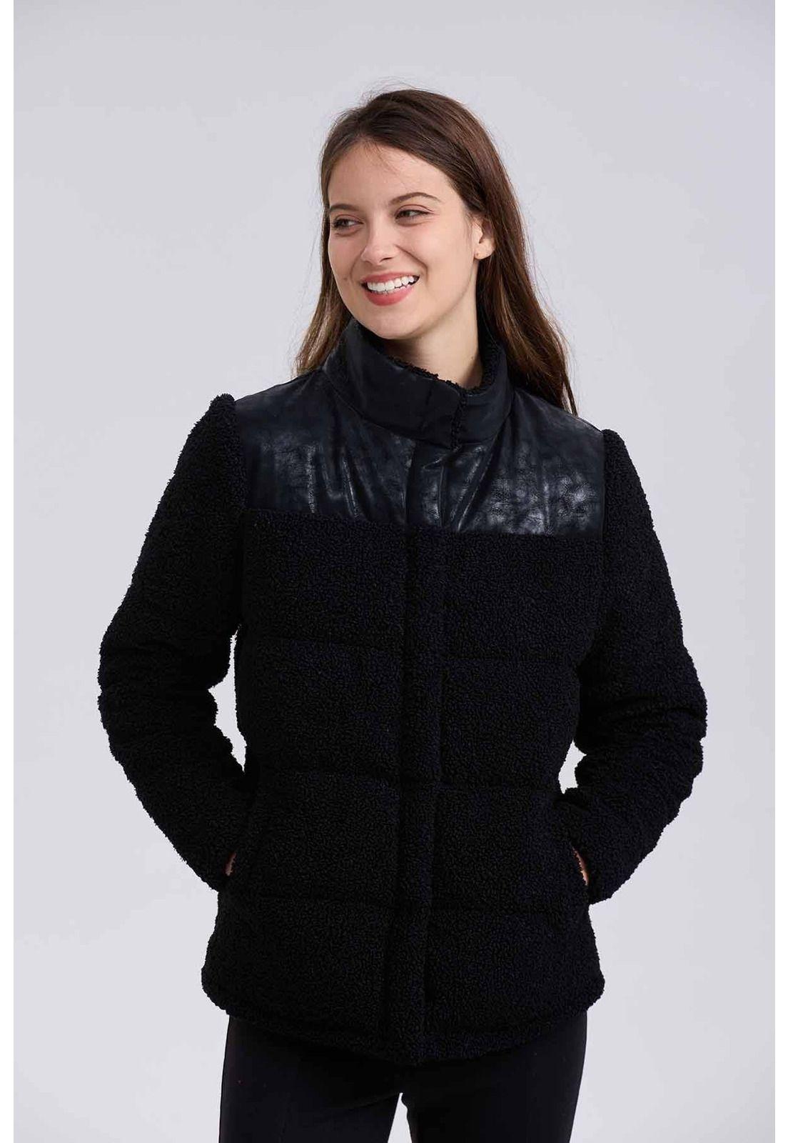 Polar Mujer Tipo Chaqueta Puffa Negro - ll-0