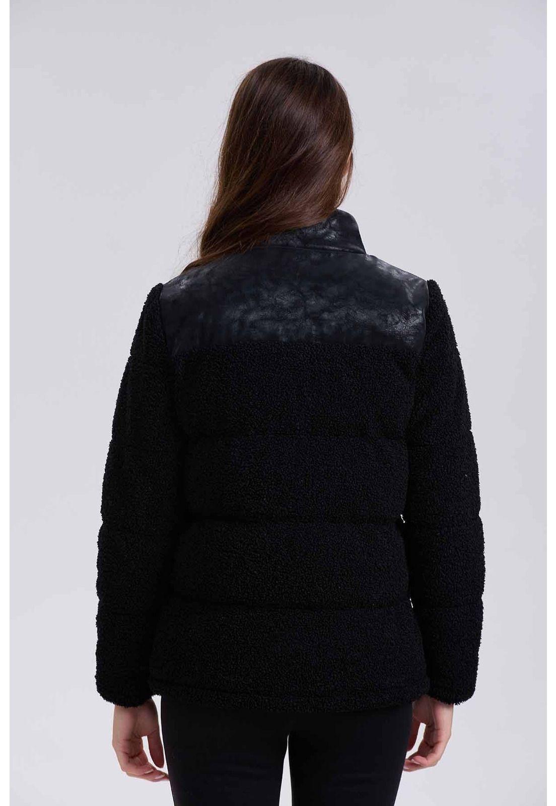 Polar Mujer Tipo Chaqueta Puffa Negro - ll-2