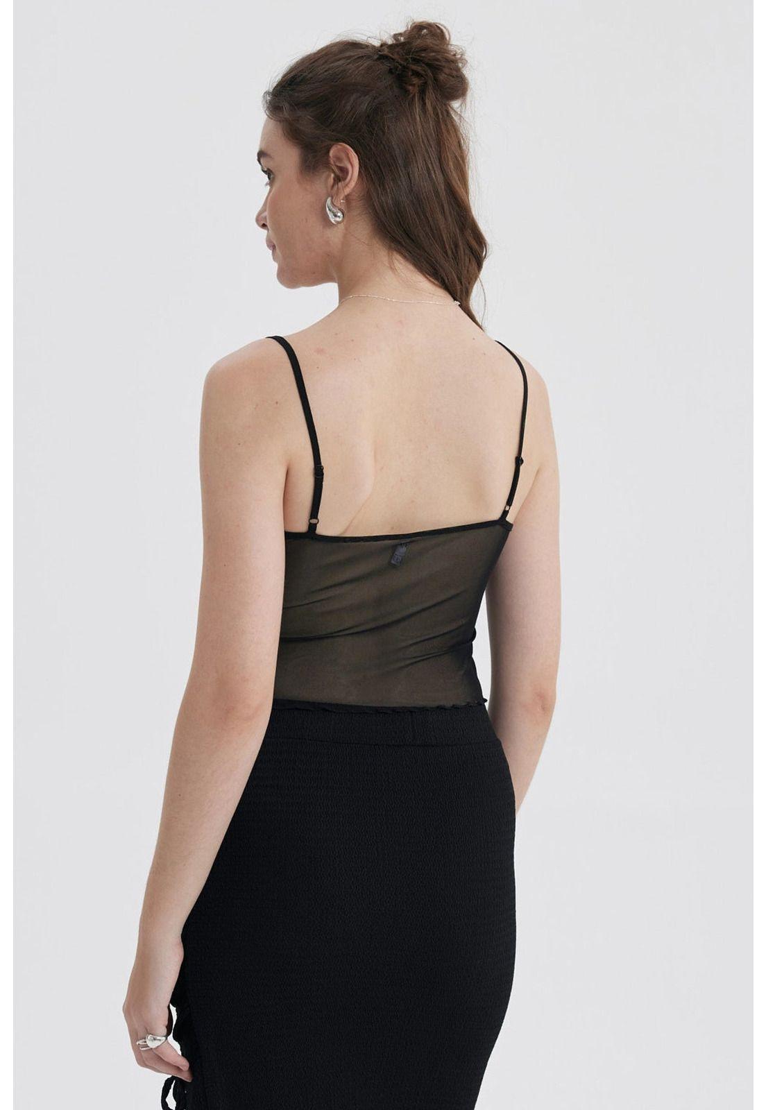 Peto Mujer Mesh Vuelos Negro-2