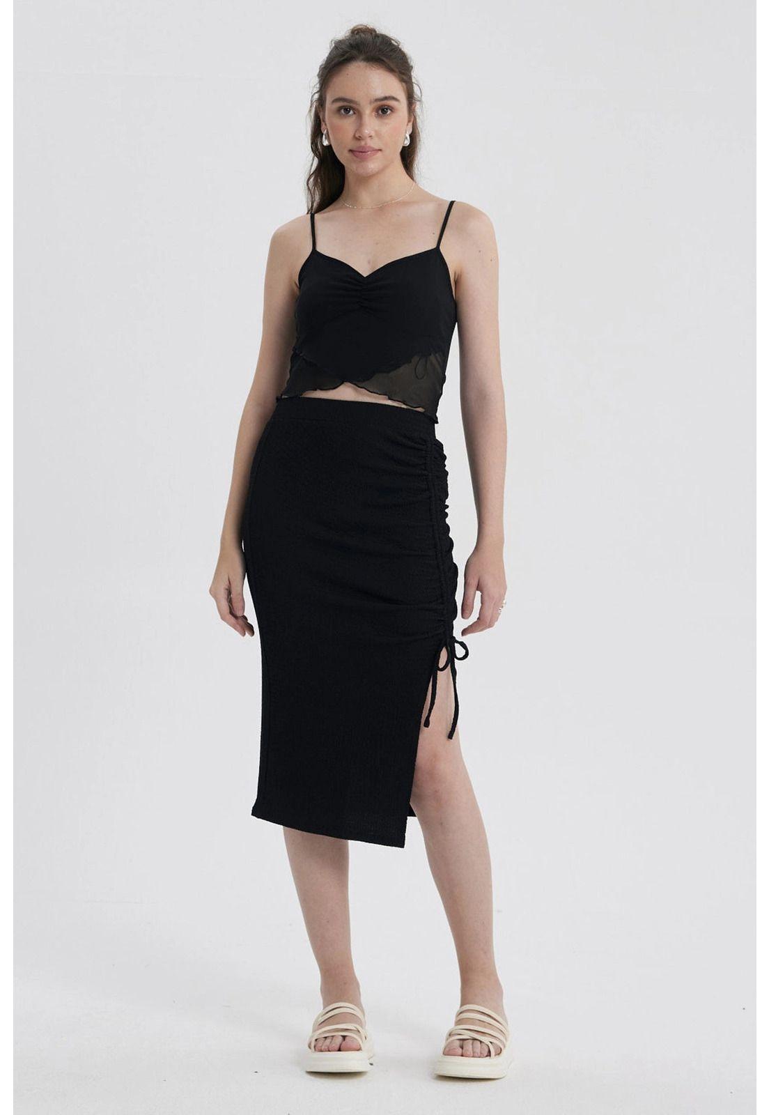 Peto Mujer Mesh Vuelos Negro-3
