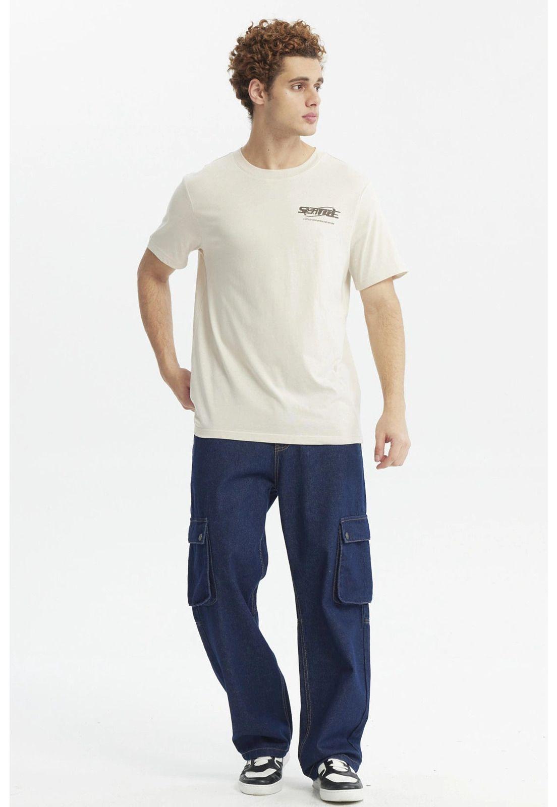 Polera Hombre Slim Beige - lll-3