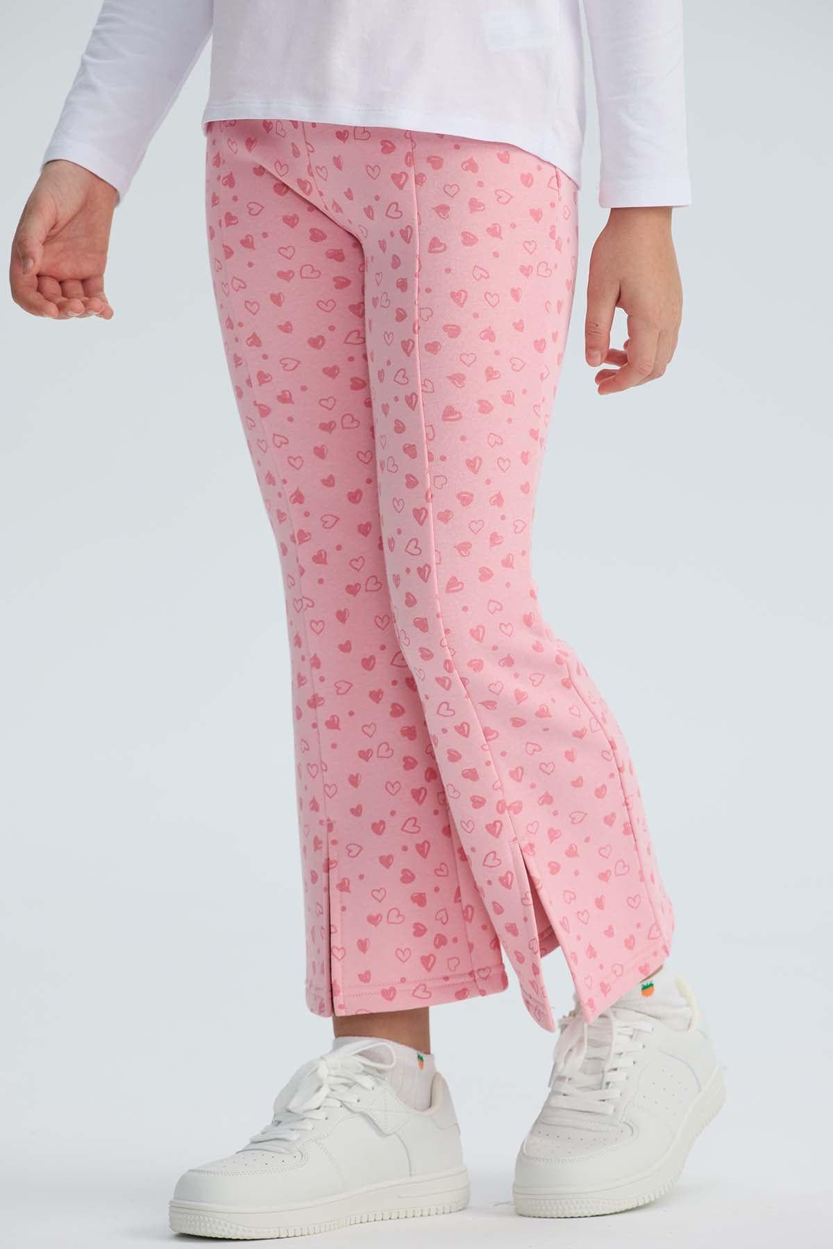 Calza Niña Full Print Rosado-2