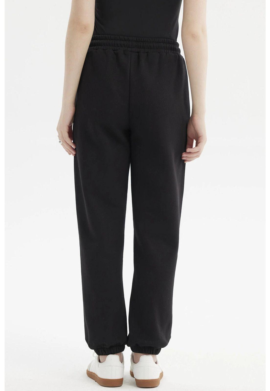 Pantalón Buzo Mujer Jogger Negro- lll-2